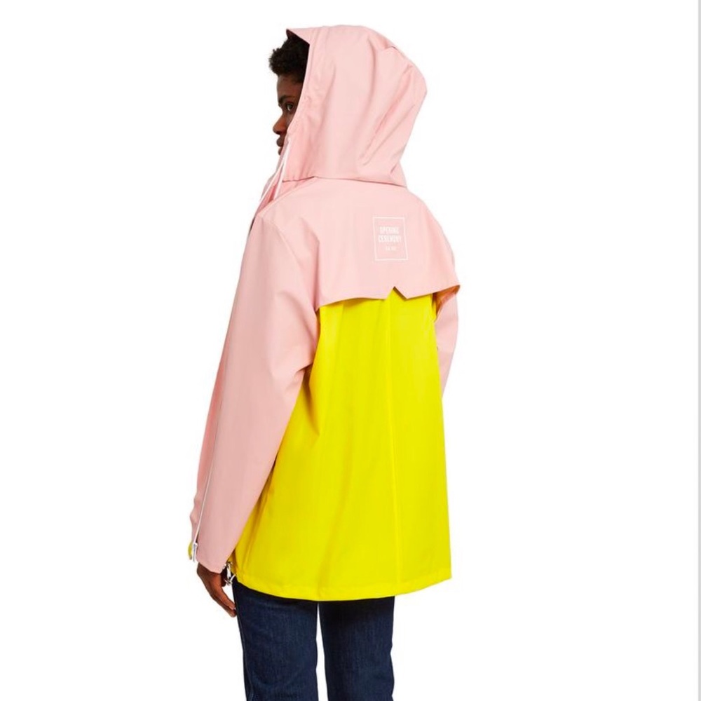 New Opening Ceremony Color-Black Rain Jacket XS/S
